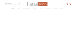 Desktop Screenshot of faustgallery.com
