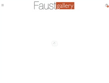 Tablet Screenshot of faustgallery.com